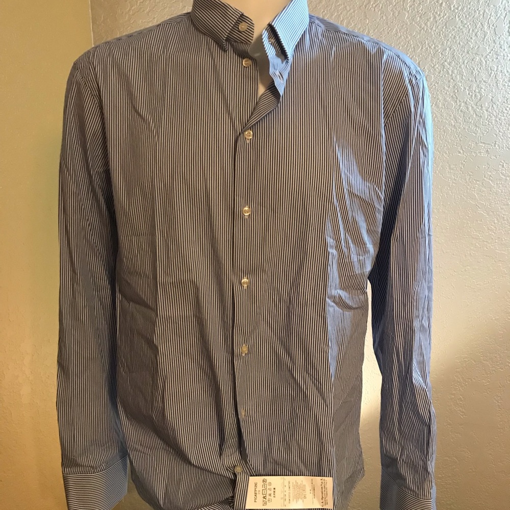 Emporio Armani button-down Shirt.  New. Size 17/43